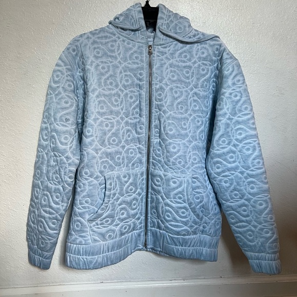 FULL TILT Quilted Yin Yang Womens Oversized Zip-Up Hoodie. Size small NWOT! - Picture 5 of 12